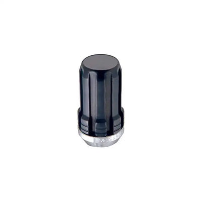 McGard SplineDrive Lug Nut (Cone Seat) M14X1.5 / 1.935in. Length (4-Pack) - Black (Req. Tool) 