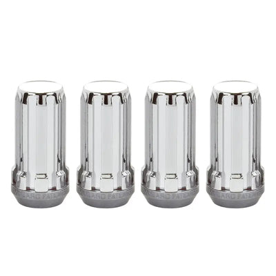 McGard SplineDrive Lug Nut (Cone Seat) M14X1.5 / 1.935in. Length (4-Pack) - Chrome (Req. Tool) - 65310