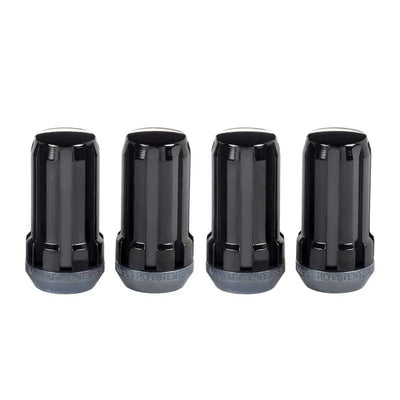 McGard SplineDrive Lug Nut (Cone Seat) M14X1.5 / 1.935in. Length (4-Pack) - Black (Req. Tool) 