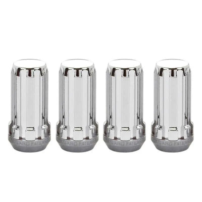 McGard SplineDrive Lug Nut (Cone Seat) M14X1.5 / 1.935in. Length (4-Pack) - Chrome (Req. Tool) 