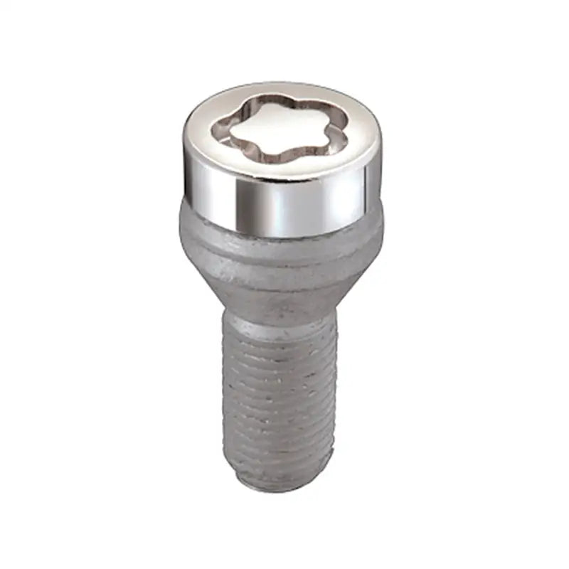 McGard Wheel Lock Bolt Set - 4pk. (Cone Seat) M12X1.25 / 19mm Hex / 25.6mm Shank Length - Chrome - 27261