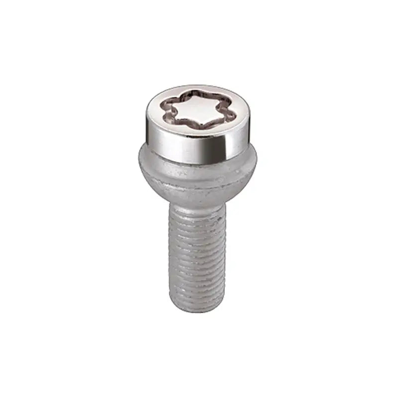 McGard Wheel Lock Bolt Set - 4pk. (Radius Seat) M14X1.5 / 17mm Hex / 45.0mm Shank Length - Chrome - 28017