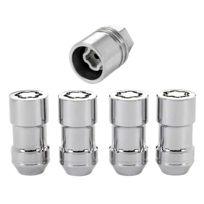 McGard Wheel Lock Nut Set - 4pk. (Cone Seat) 9/16-18 / 7/8 Hex / 1.765in. Length - Chrome 