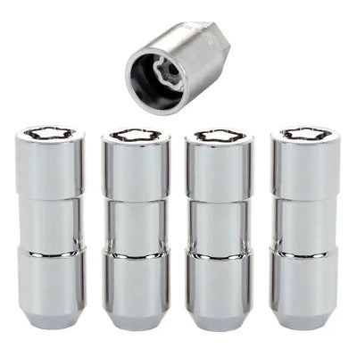McGard Wheel Lock Nut Set - 4pk. (Cone Seat Duplex) 9/16-18 / 7/8 Hex / 2.5in. Length - Chrome 