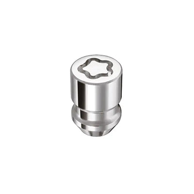 McGard Wheel Lock Nut Set - 4pk. (Cone Seat) M12X1.5 / 19mm & 21mm Dual Hex / 1.28in. L - Chrome - 24157