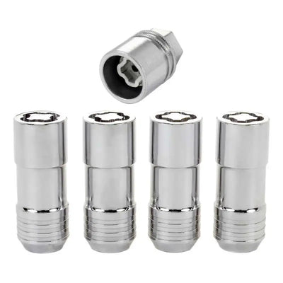 McGard Wheel Lock Nut Set - 4pk. (Cone Seat) M14X2.0 / 13/16 Hex / 2.25in. Length - Chrome 