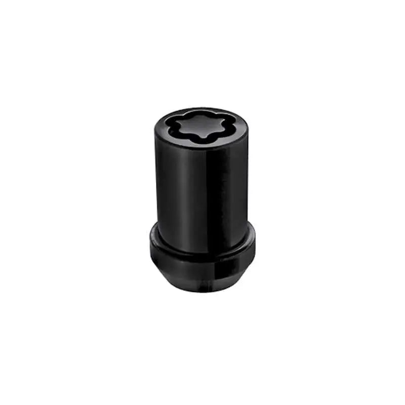 McGard Wheel Lock Nut Set - 4pk. (Tuner / Cone Seat) M12X1.25 / 13/16 Hex / 1.24in. Length - Black 