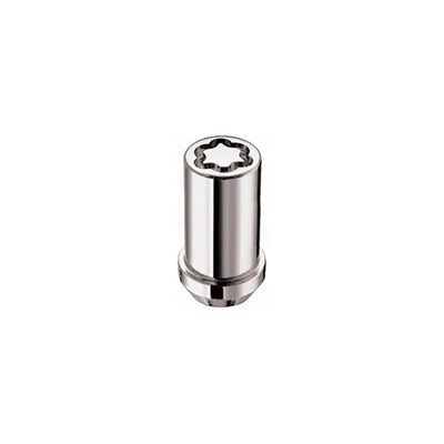 McGard Wheel Lock Nut Set - 4pk. (Tuner / Cone Seat) M14X1.5 / 22mm Hex / 1.648in. Length - Chrome - 25115