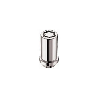 McGard Wheel Lock Nut Set - 4pk. (Tuner / Cone Seat) M14X1.5 / 22mm Hex / 1.648in. Length - Chrome - 25115