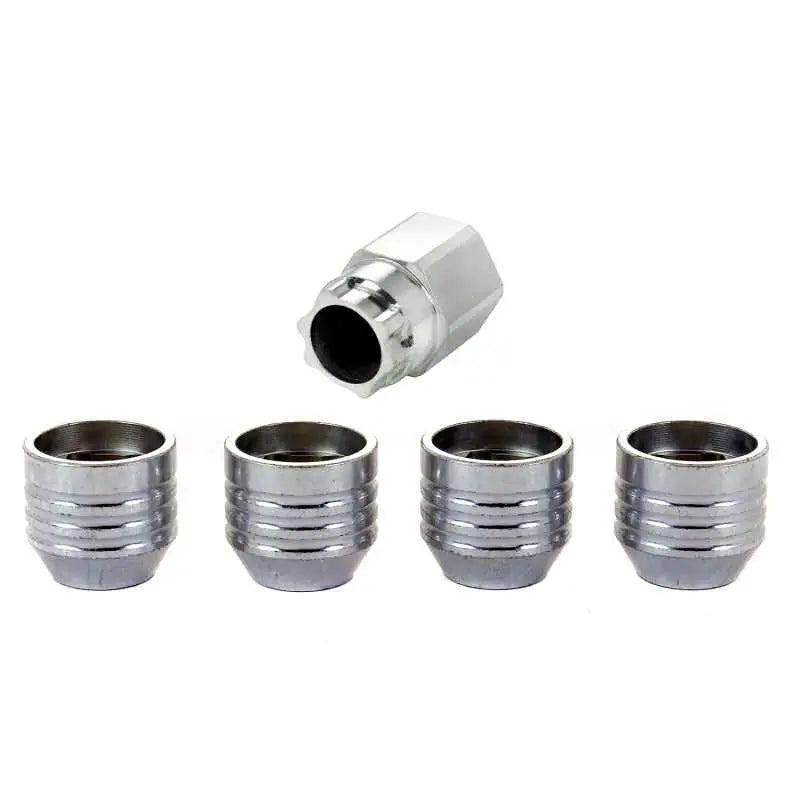 McGard Wheel Lock Nut Set - 4pk. (Under Hub Cap / Cone Seat) M14X2.0 / 13/16 Hex / .893in. Length 