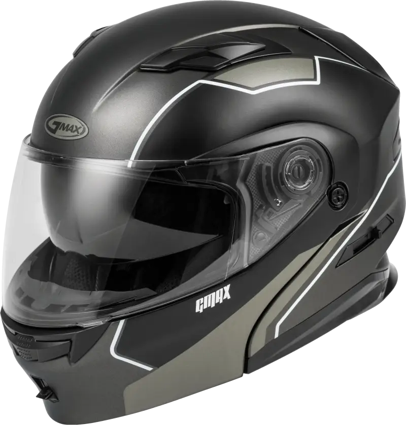 Md 01 Modular Exploit Helmet Matte Black/Silver 3x 
