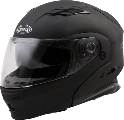 GMAX Md 01 Modular Helmet Matte Black 2x for Powersports