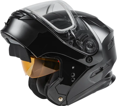 Md 01s Modular Snow Helmet Black 3x 