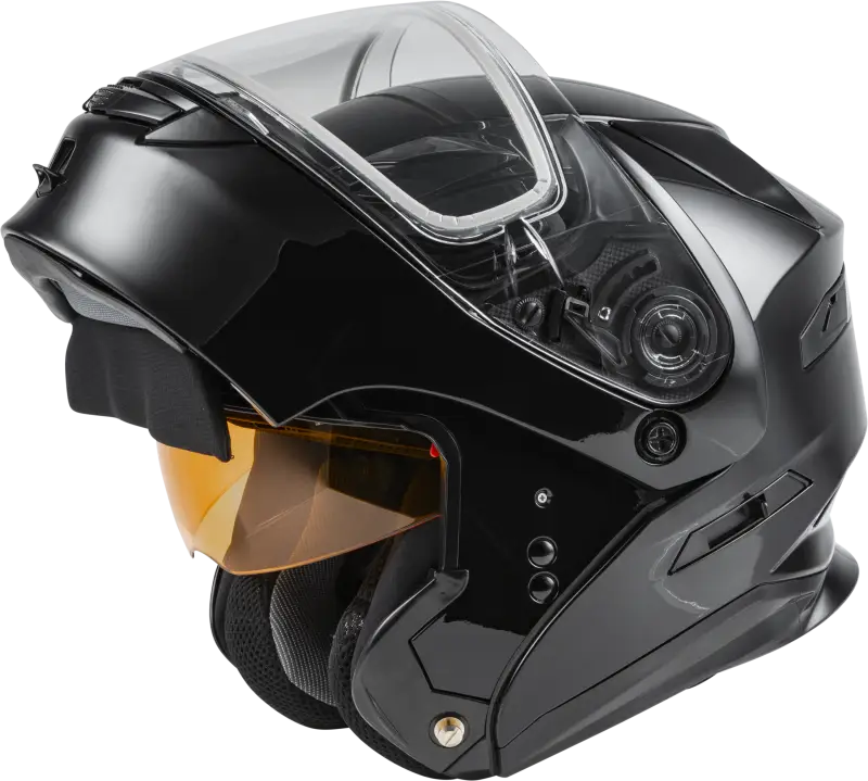 Md 01s Modular Snow Helmet Black 3x 
