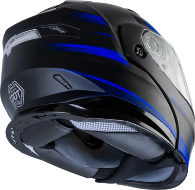 Md 01s Modular Snow Helmet Descendant Matte Black/Blue Xl 