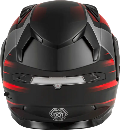 Md 01s Modular Snow Helmet Descendant Matte Black/Red 3x 