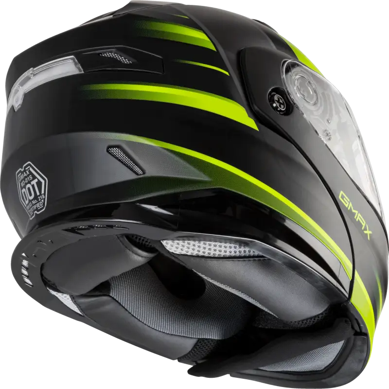 Md 01s Modular Snow Helmet Descendant Matte Blk/Hi Vis 2x 
