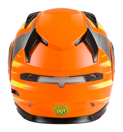 Md 01s Modular Snow Helmet Descendant Neon Org/Hi Vis Sm 