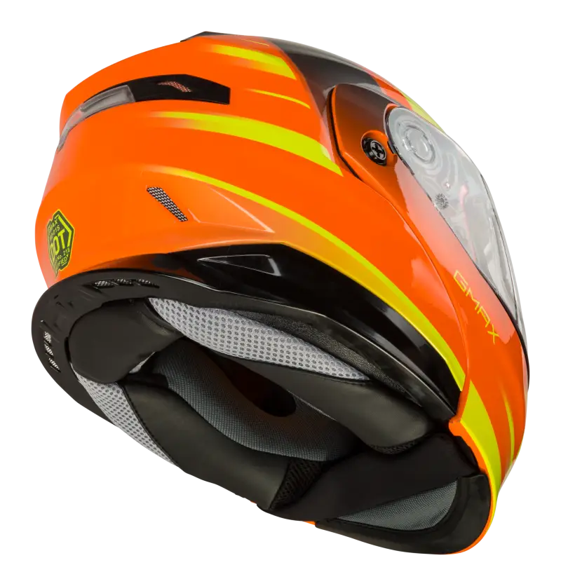 Md 01s Modular Snow Helmet Descendant Neon Org/Hi Vis Xl 