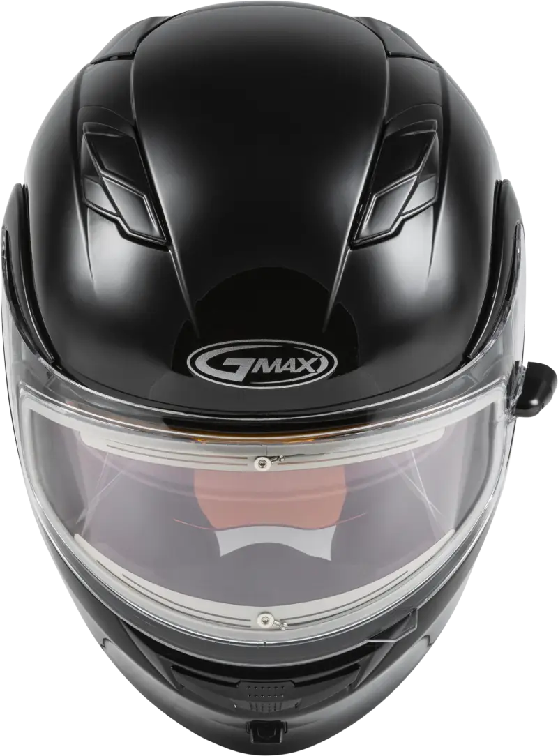 Md 01s Modular Snow Helmet W/Electric Shield Black 2x 