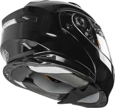Md 01s Modular Snow Helmet W/Electric Shield Black Md 