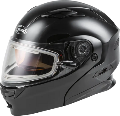 GMAX Md 01s Modular Snow Helmet W/Electric Shield Black Xs