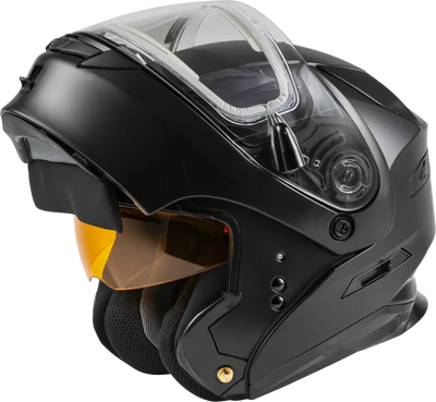 Md 01s Modular Snow Helmet W/Electric Shield Matte Blk 3x 
