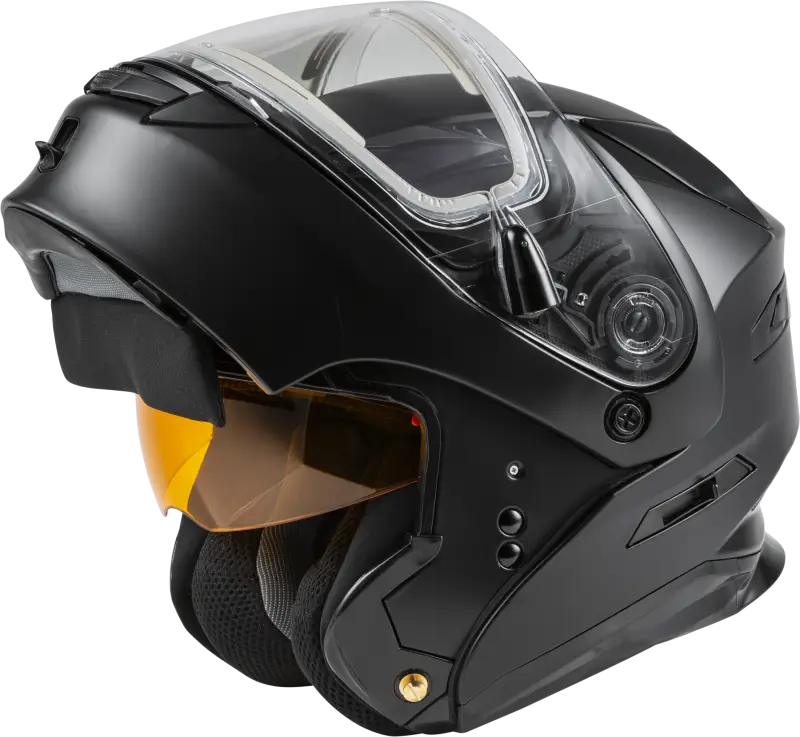 Md 01s Modular Snow Helmet W/Electric Shield Matte Blk 3x 