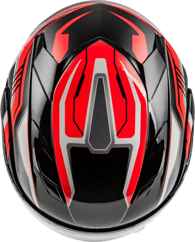 Md 01s Transistor Snow Helmet Black/Red Lg - Powersports