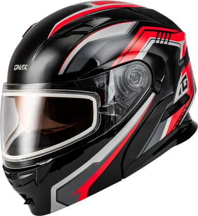 Md 01s Transistor Snow Helmet Black/Red Sm - Powersports
