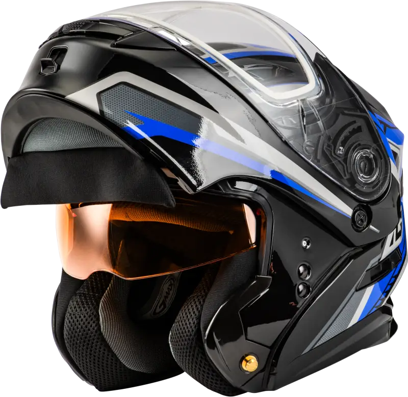 Md 01s Transistor Snow Helmet Blue/Black