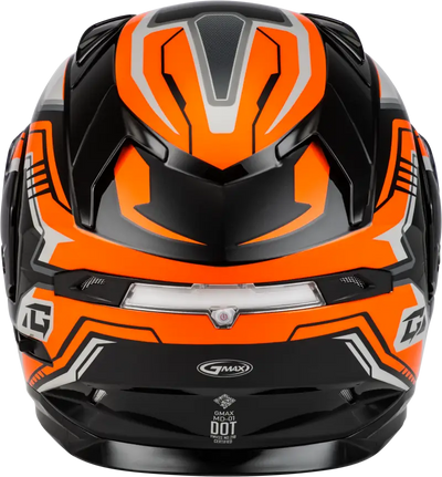 Md 01s Transistor Snow Helmet Orange/Black 3x - Powersports