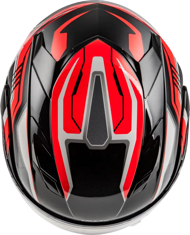 Md 01s Transistor Snow Helmet W Electric Shield Black/Red 2x - Powersports