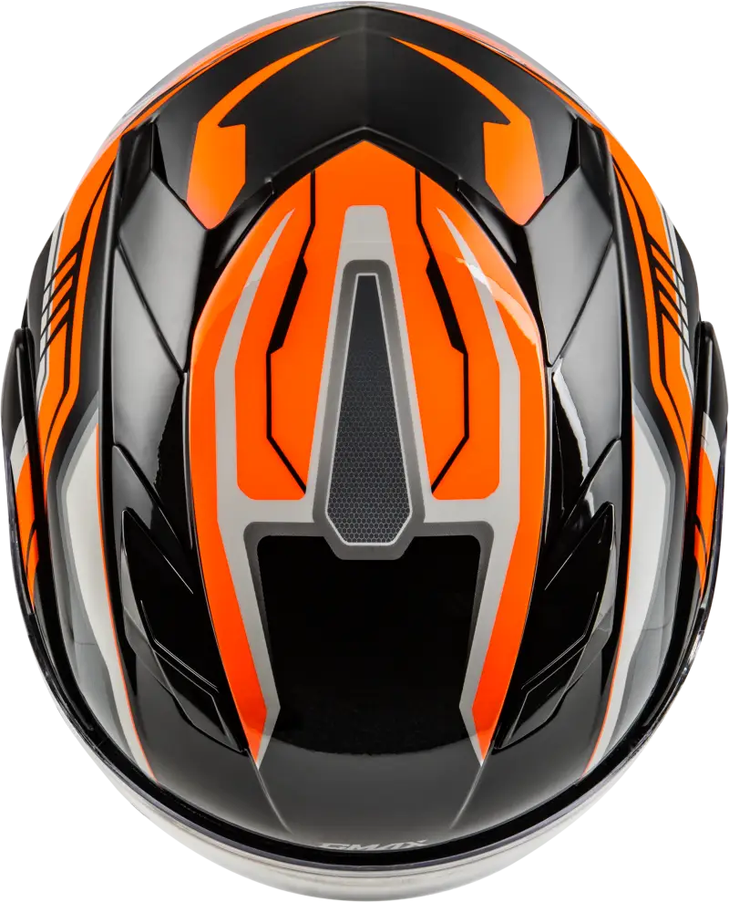 Md 01s Transistor Snow Helmet W Electric Shld Orange/Blk Xl - Powersports