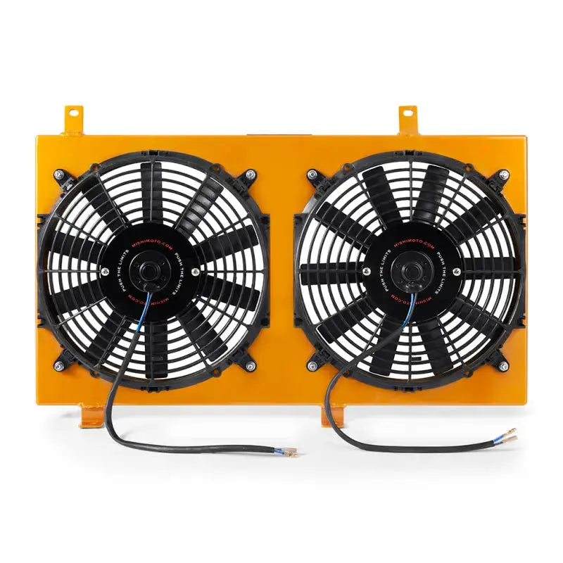 Mishimoto 04-08 Mazda RX8 Aluminum Fan Shroud Gold - Cooling