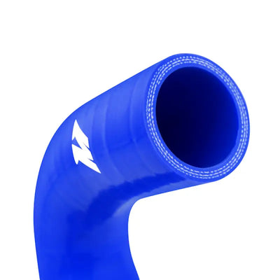 Blue silicone radiator hose from Mishimoto GTO radiator hose kit for Pontiac GTO