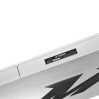 Silver Mishimoto Performance Aluminum Radiator V2 for 07-17 Jeep Wrangler JK
