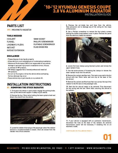 Mishimoto MMRAD-GEN6-10