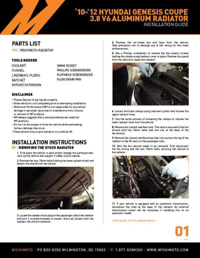 Mishimoto MMRAD-GEN6-10