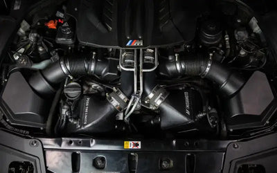 Mishimoto 12-16 BMW F10 M5 Intercooler Pipe Kit Micro Wrinkle Black - Forced Induction