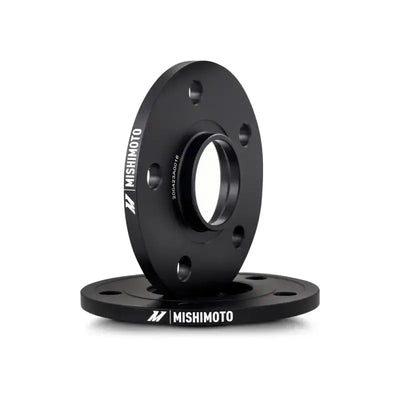 Mishimoto Wheel Spacers - 5x120 - 64.1 CB - M14 x1.5 - 15mm - BK - Mishimoto