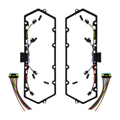 Mishimoto 1998-2003 Ford 7.3L Powerstroke Glow Plug Harness & Gasket - Truck Automotive