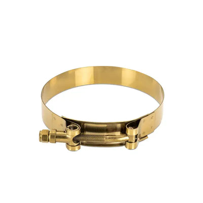 Mishimoto 2 Inch Stainless Steel T-Bolt Clamps - Gold - Fabrication