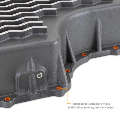 Mishimoto 2011 + Powerstroke 6R140 Transmission Pan - Cast - GR - Truck & Automotive