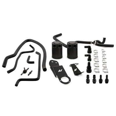 Mishimoto 2013+ Cadillac ATS 2.0T Baffled Oil Catch Can Kit - Black 
