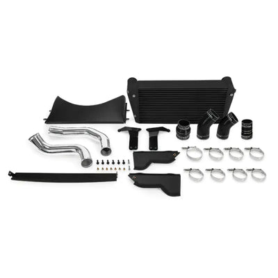 Automotive intercooler kit for Dodge Cummins 6.7L by Mishimoto in black