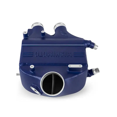 Blue metal automotive intercooler for BMW F80 M3/M4 with high cooling efficiency FDB