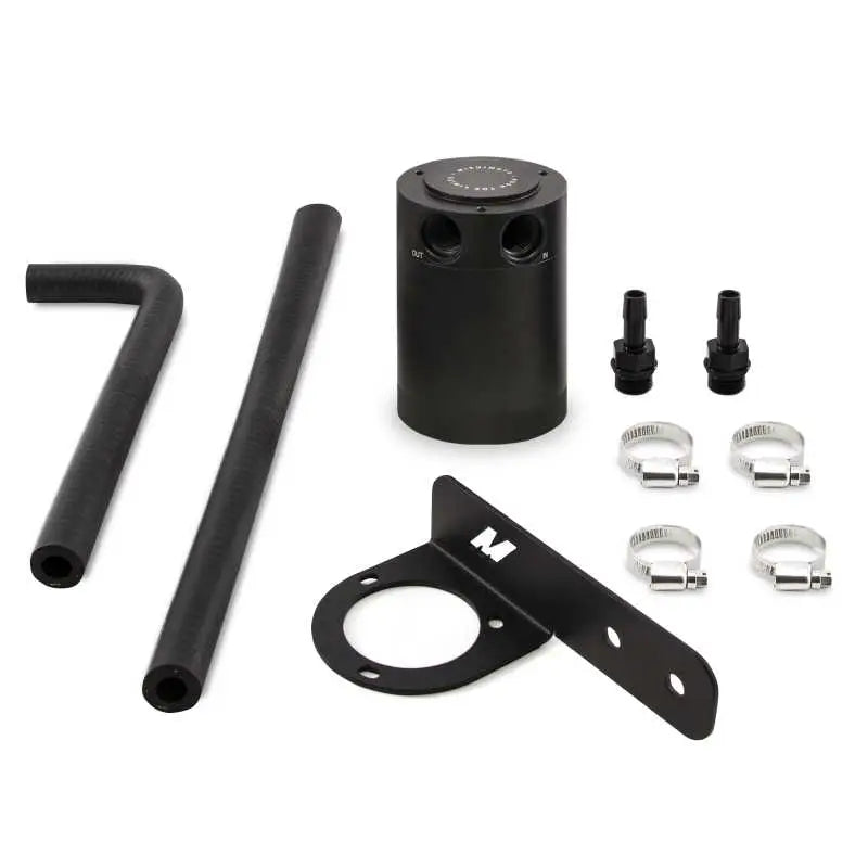 Mishimoto 2016+ Honda Civic 1.5L Turbo Baffled Oil Catch Can Kit - Black (PCV Side) 