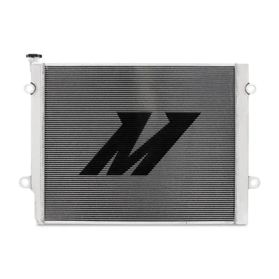Mishimoto 2016+ Toyota Tacoma 2.7L/3.5L Performance Aluminum Radiator with enhanced cooling and durable construction.