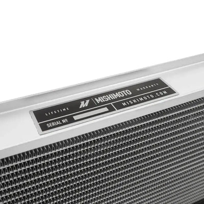 Mishimoto Performance Aluminum Radiator for 2016+ Toyota Tacoma 2.7L/3.5L with Lifetime Warranty and Serial Number Plate.